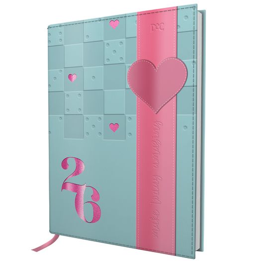 agenda 2026 diária mini coração agenda 2026 diária mini coração