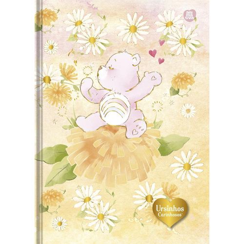 caderno colegial brochura 160 folhas capa dura ursinhos carinhosos diversos modelos