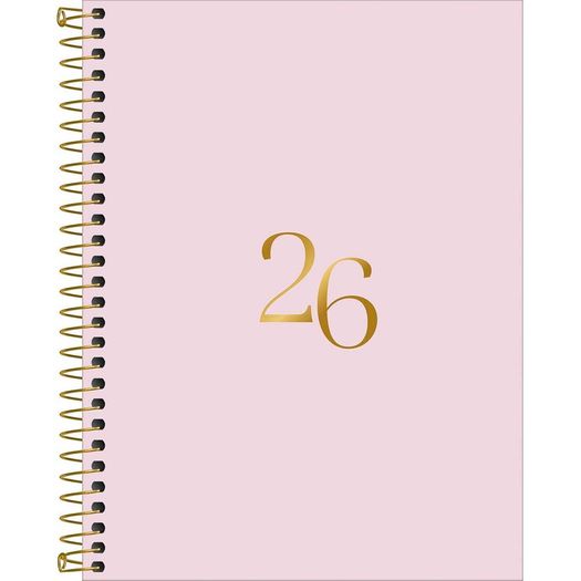 agenda 2026 diária vanilla diversas estampas espiral agenda 2026 diária vanilla diversas estampas espiral