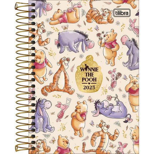 agenda 2026 diária ursinho pooh espiral agenda 2026 diária ursinho pooh espiral