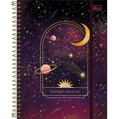 planner 2025 magic espiral diversas estampas