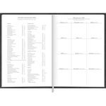 agenda 2026 diária executiva torino preta costurada agenda 2026 diária executiva torino preta costurada