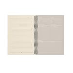 caderno universitário 1x1 200 folhas capa dura o beijo