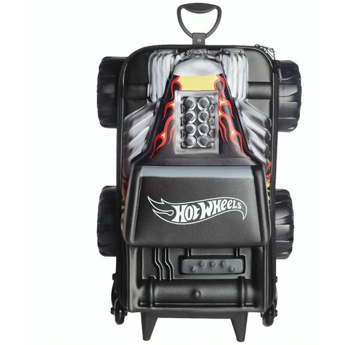 mochila com rodinha hotwheels bone monster trucks