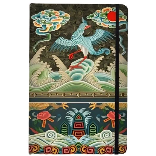 caderneta de anotações handbook ornamento de cor chinesa caderneta de anotações handbook ornamento de cor chinesa