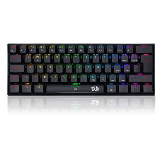 teclado mecanico dragonborn rgb preto switch marrom abnt2 (k630rgb-1) - redragon teclado mecanico dragonborn rgb preto switch marrom abnt2 (k630rgb-1) - redragon