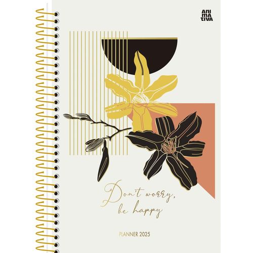 planner 2025 mulher espiral diversas capas