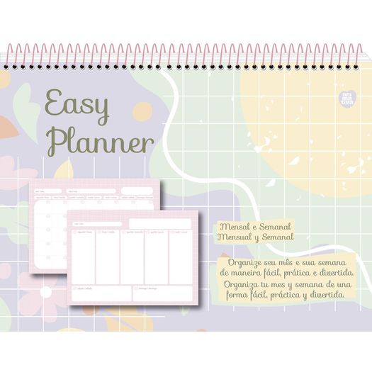 bloco mesa easy planner permanente semanal espiral bloco mesa easy planner permanente semanal espiral
