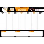 bloco mesa planner permanente semanal home office espiral bloco mesa planner permanente semanal home office espiral