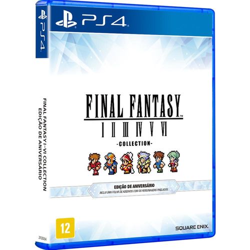 final fantasy i-vi collection - edição de aniversário - ps4