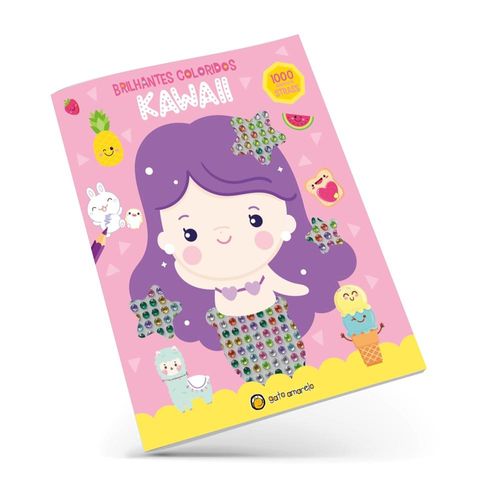 brilhantes coloridos - kawai