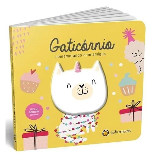 amigos squishy - gaticórnio: comemorando com amigos
