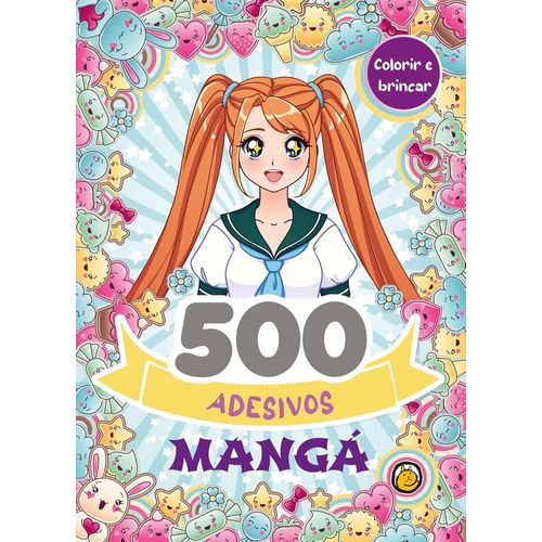 500 adesivos: mangá