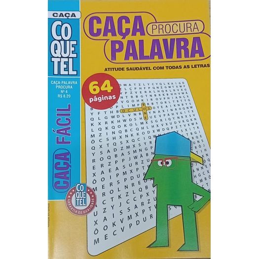 coletânea caça palavra - nível fácil - livro 4