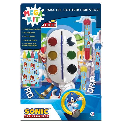 sonic - ler, colorir e brincar