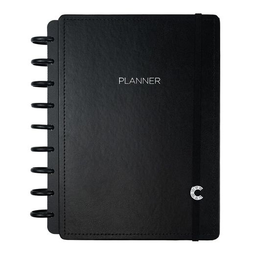 planner casual caderno inteligente médio preto planner casual caderno inteligente médio preto