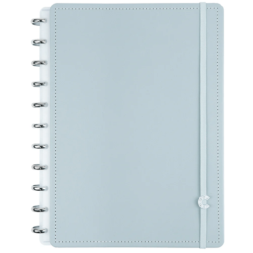 caderno inteligente 80 folhas g azul glacial