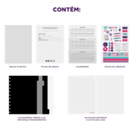 caderno inteligente 80 folhas g azul glacial