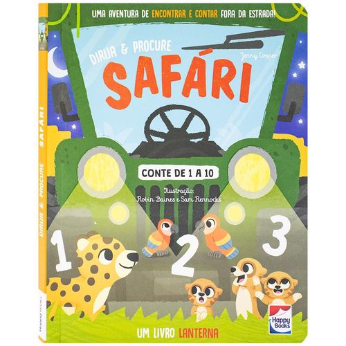 dirija & procure - livro lanterna: safari