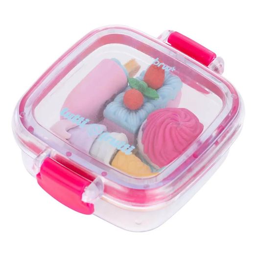 borracha lancheira tutti frutti com 4 unidades borracha lancheira tutti frutti com 4 unidades