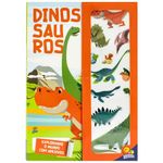 explorando o mundo com adesivos: dinossauros