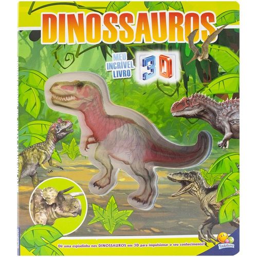 meu incrível livro 3d: dinossauros