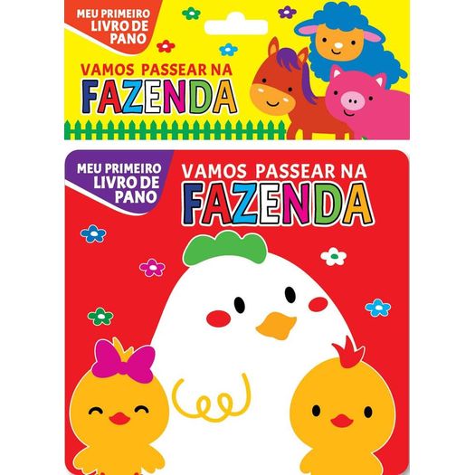meu primeiro livro de pano - vamos passear na fazenda