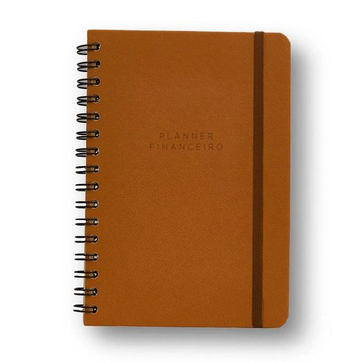 planner permamente clássica financeiro a5 caramelo espiral planner permamente clássica financeiro a5 caramelo espiral