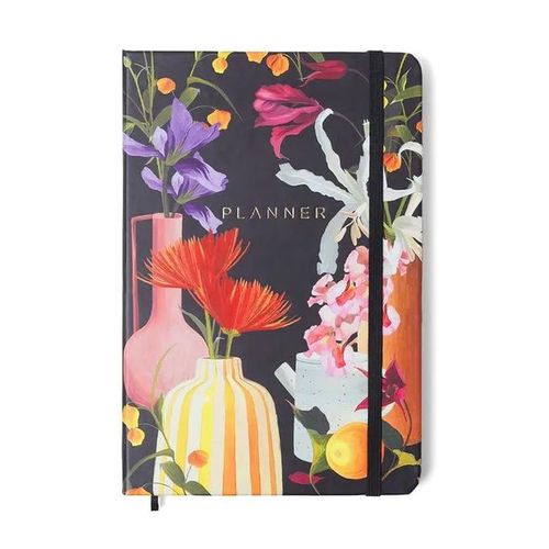 planner permanente caderneta ateliê 14x21 preto costurado cicero