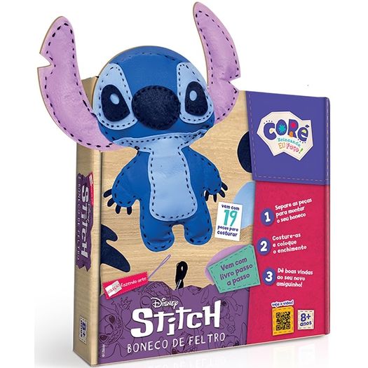 boneco stitch de feltro boneco stitch de feltro
