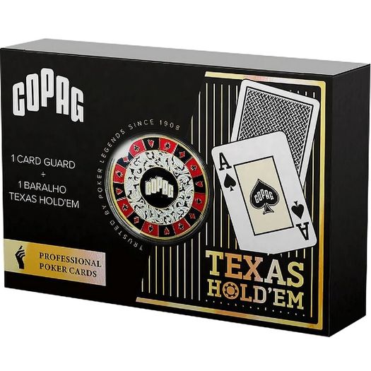 jogo de cartas baralho texas com card guard pocker jogo de cartas baralho texas com card guard pocker
