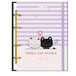 caderno fichário colegial 80 folhas cute cat diversos modelos cadersil caderno fichário colegial 80 folhas cute cat diversos modelos cadersil