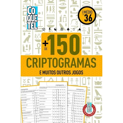 mais de 150 criptogramas - nível médio - livro 36