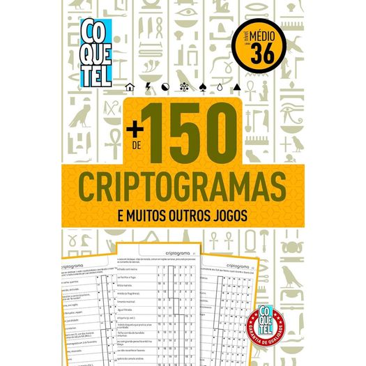 mais de 150 criptogramas - nível médio - livro 36 mais de 150 criptogramas - nível médio - livro 36