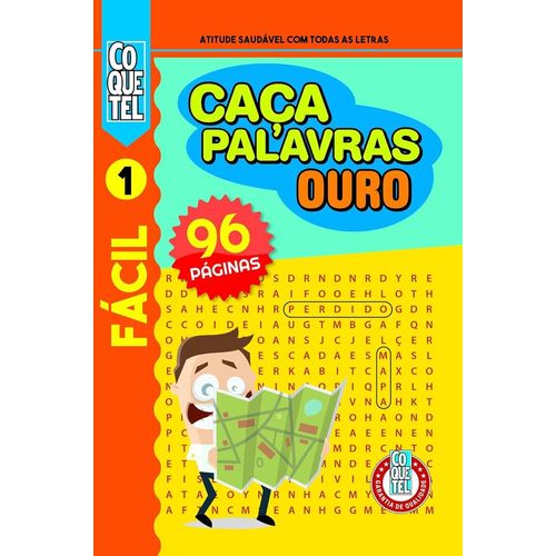 caça-palavras ouro - nivel fácil 1