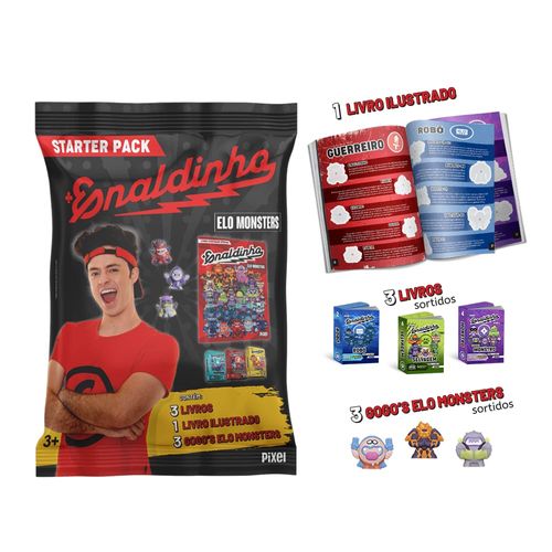 elo monsters books enaldinho: starter pack