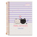 caderneta espiral 80 folhas cute cat diversos modelos caderneta espiral 80 folhas cute cat diversos modelos