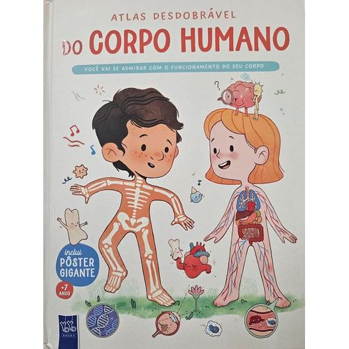 atlas desdobrável do corpo humano