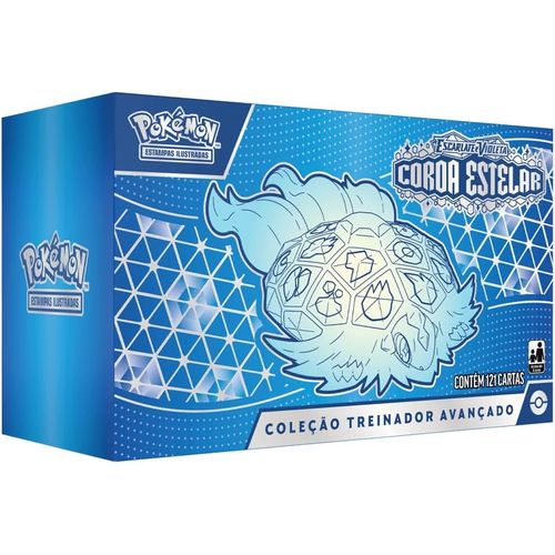 pokemon escarlate e violeta 7 - box treinador avançado - coroa estelar