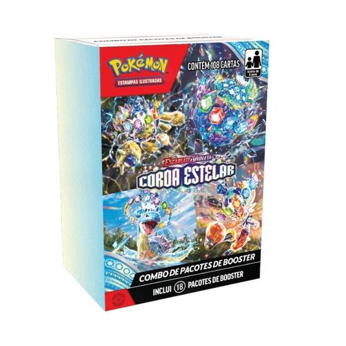 pokemon escarlate e violeta 7 - mini display - coroa estelar