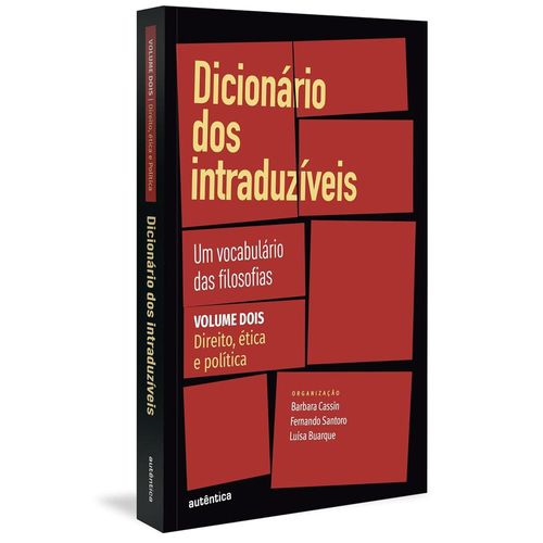 dicionário dos intraduzíveis vol 2  - direito, ética e política