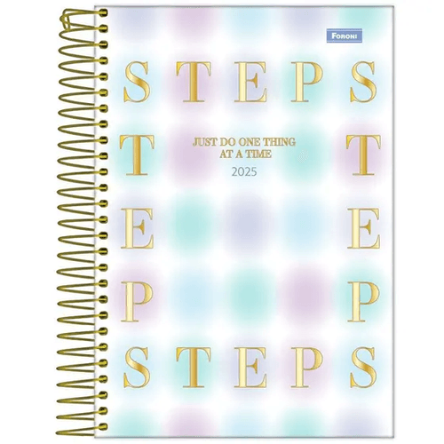 agenda 2026 diária blush espiral diversos modelos