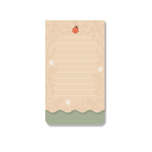 bloco de anotações joaninha 80 folhas bloco de anotações joaninha 80 folhas