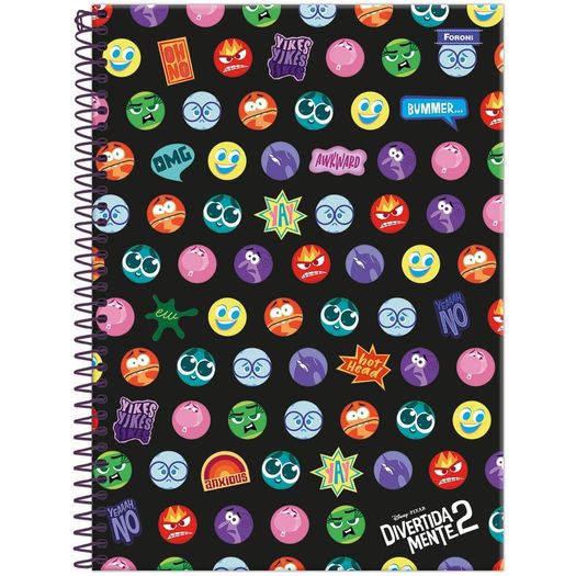 caderno universitário 10x1 160 folhas capa dura divertidamente caderno universitário 10x1 160 folhas capa dura divertidamente