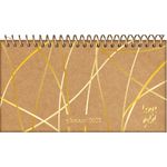 planner 2025 kraft gold espiral diversos modelos