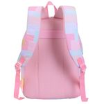 mochila com alça be happy pink marshmallow