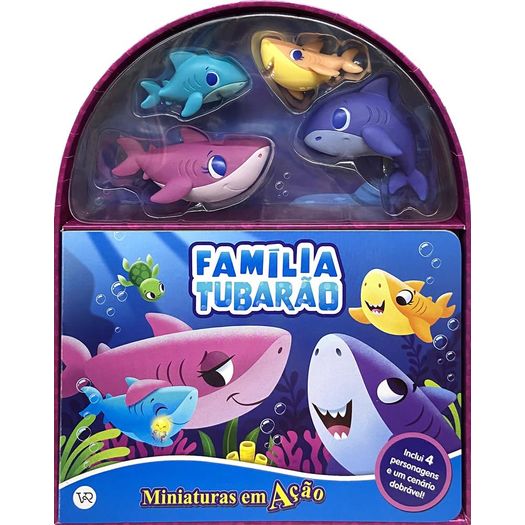miniaturas em ação - família tubarão miniaturas em ação - família tubarão