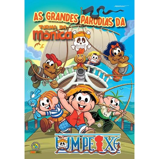grandes paródias turma da mônica: chico bento - um peixe (capa dura)