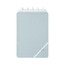 caderneta 60 folhas azul glacial caderno inteligente