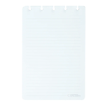 refil para caderneta pautada 60 folhas caderno inteligente